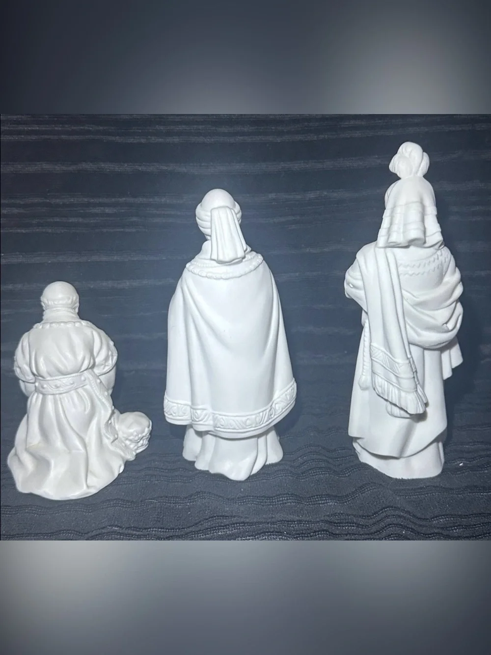 Vintage 1980's Avon Nativity Collectibles “The Magi”Porcelain Figurines